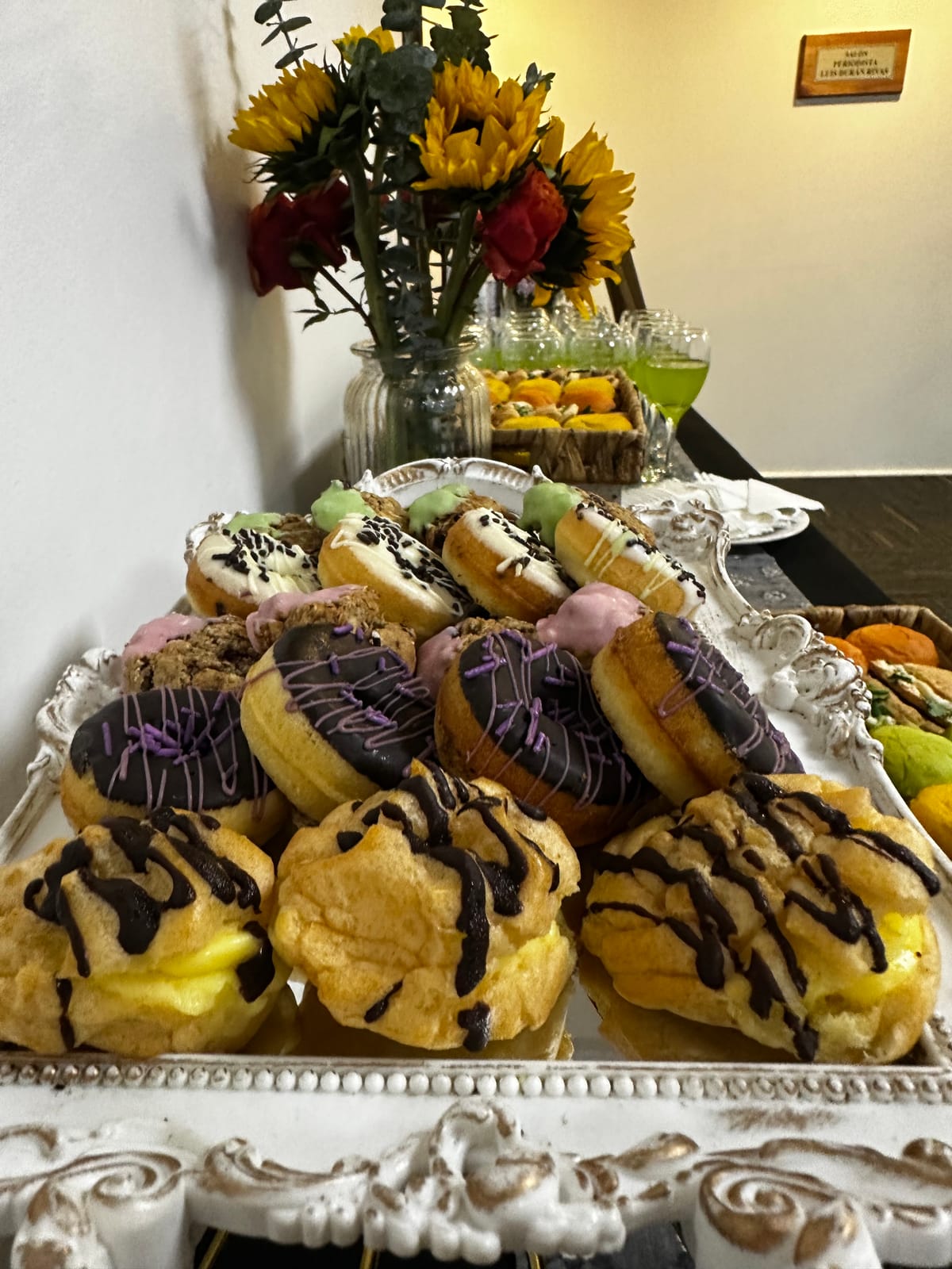 Profiteroles y dulces artesanales